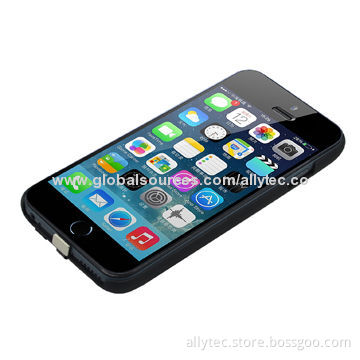 2800mAh Power case for iPhone 6, with 5 blue LEDs display capacity